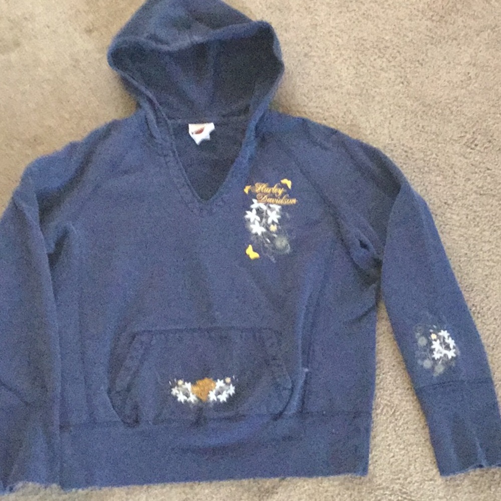 Harley Davidson woman’s booed sweatshirt